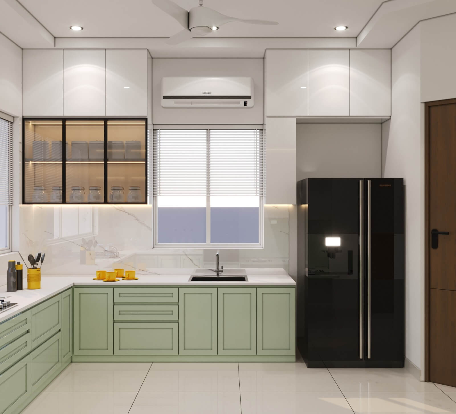 Modular Kitchen Interior Design in Ahmedabad by Nirveen Interior Pvt Ltd