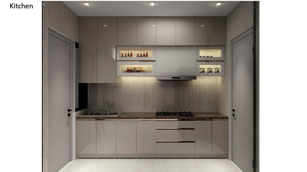 modern modular kitchen interior design Ahmedabad by Nirveen Interior Pvt Ltd
