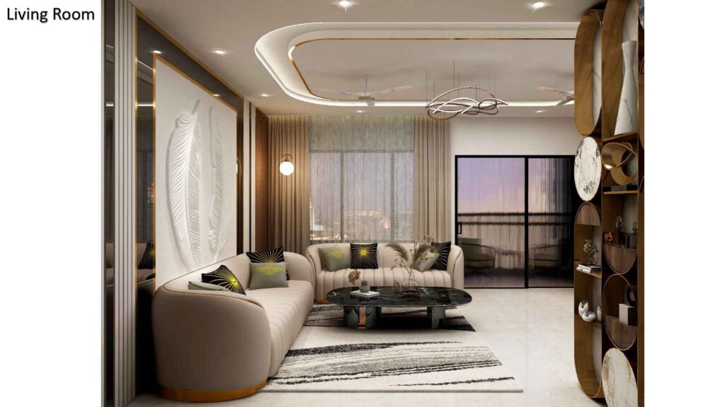 modern home interior design project by Nirveen Interior Pvt Ltd Ahmedabad