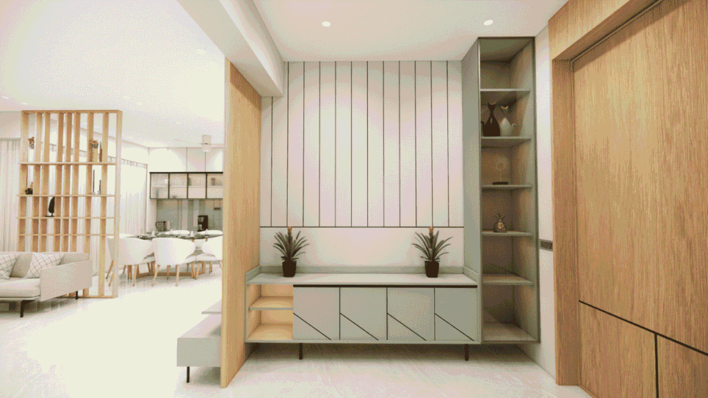 Atmos by Solriya — Living Room Interior Design Gandhinagar | Nirveen Interior